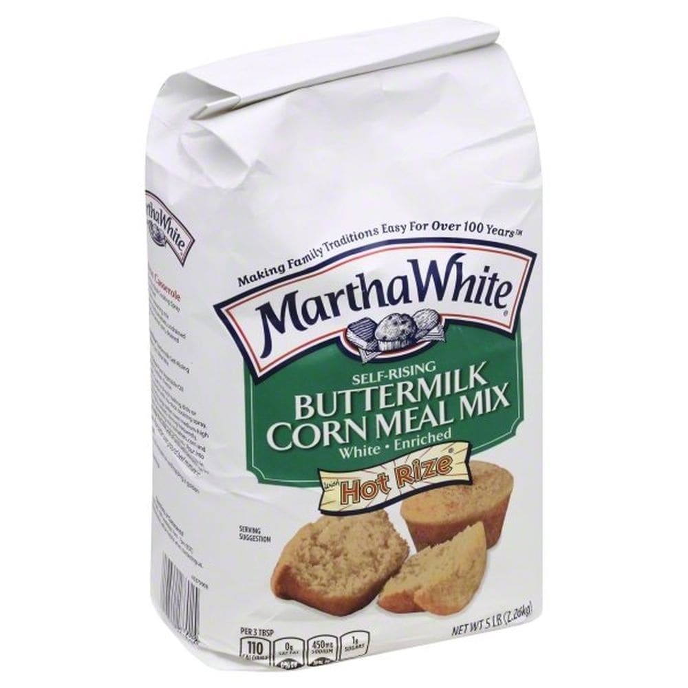 slide 1 of 1, Martha White Self-Rising Buttermilk Corn Meal Mix, 5 lb