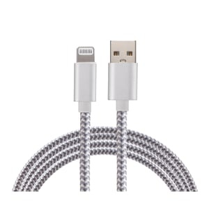 slide 1 of 1, Powerxcel Rapid Charge 10 Ft Braided Lightning Cable, 1 ct