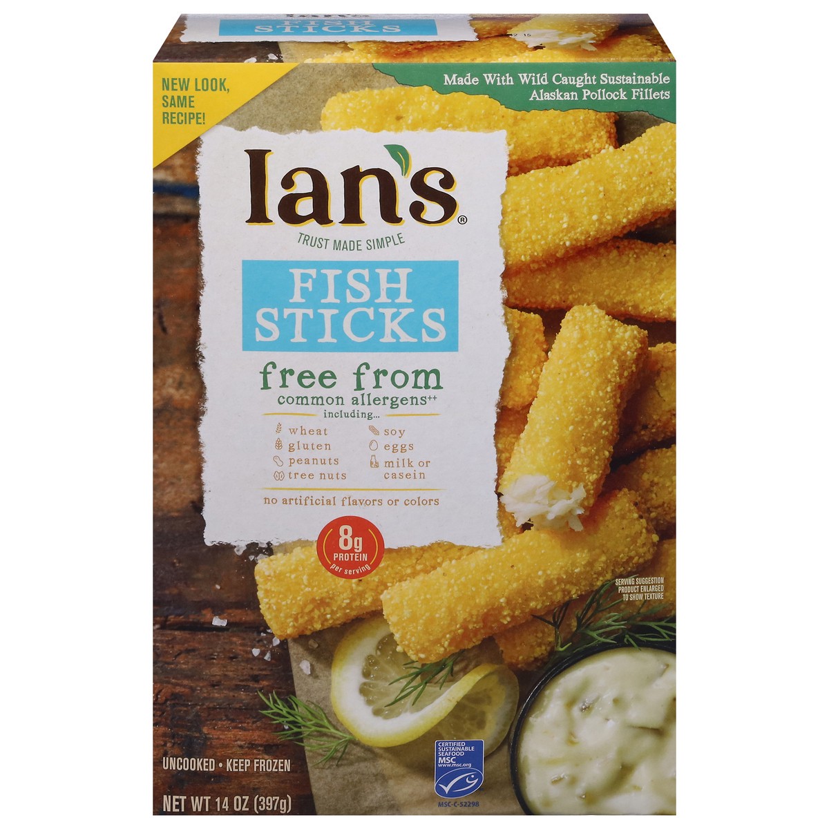 slide 1 of 37, Ian's Fish Sticks 14 oz, 14 oz
