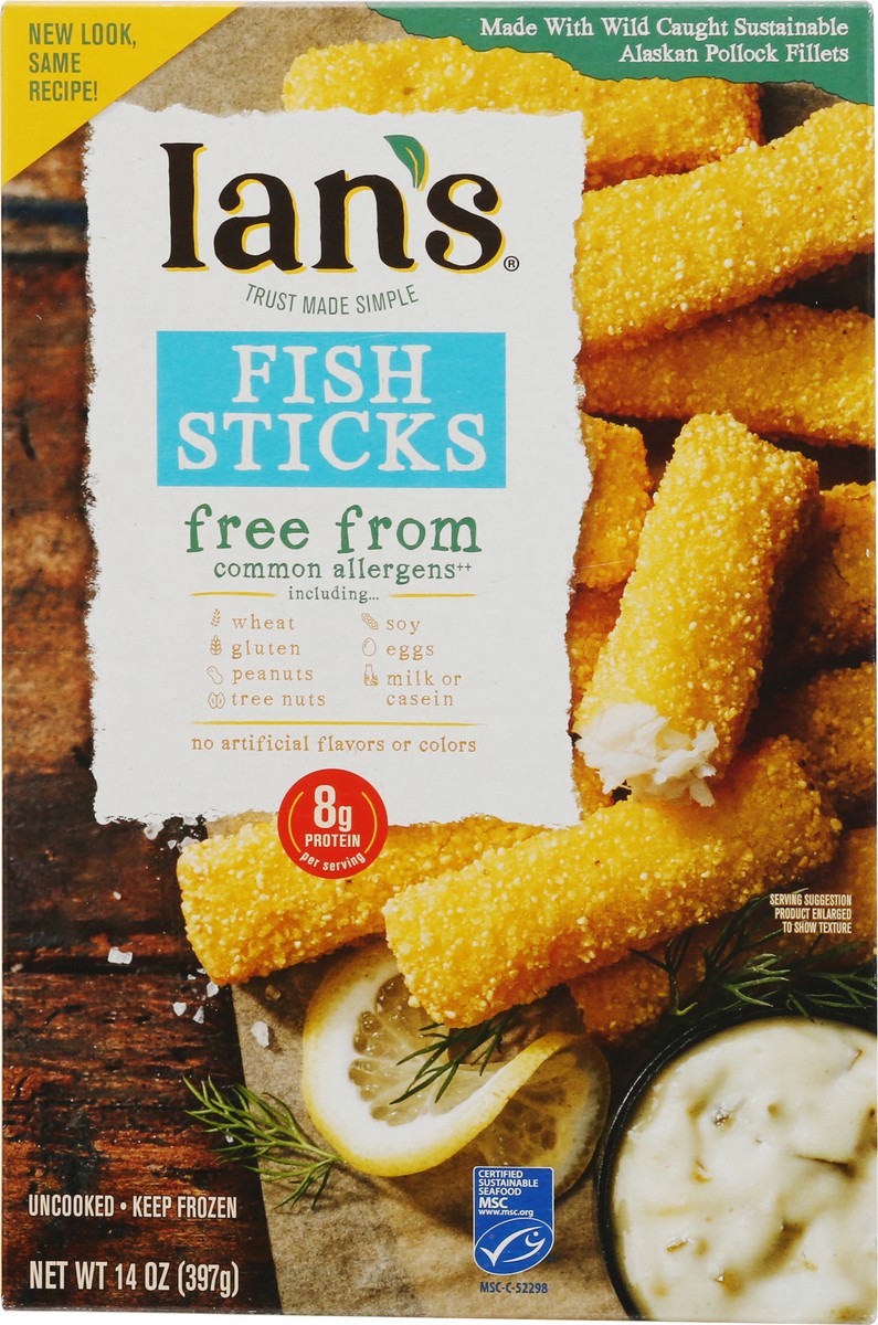 slide 1 of 37, Ian's Fish Sticks 14 oz, 14 oz