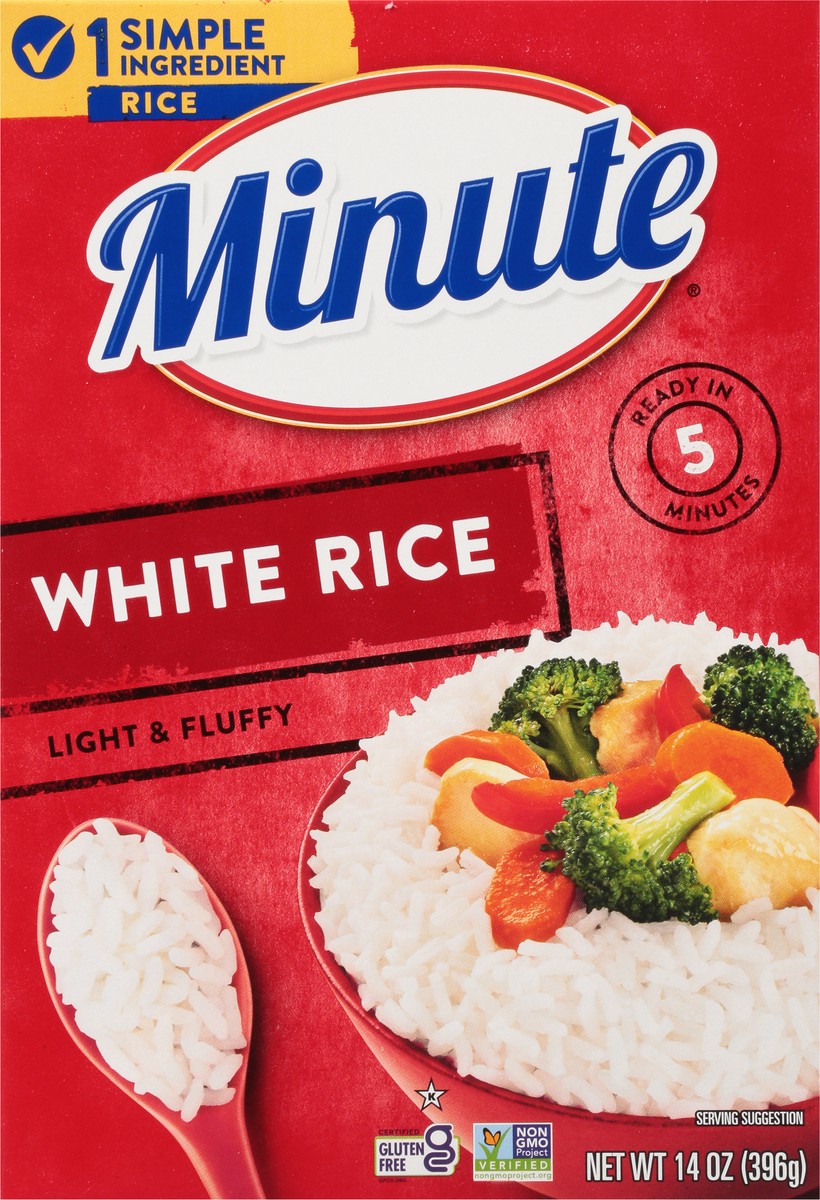 slide 4 of 13, Minute White Rice, 14 oz