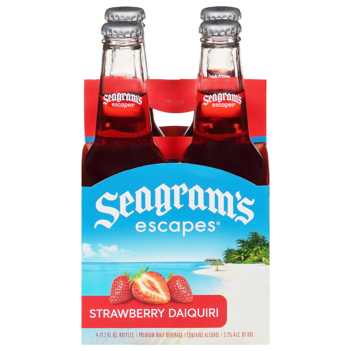 Seagrams Escapes Strawberry Daiquiri Malt Beverage 4 112 Fl Oz Bottles 4 Ct 112 Oz Shipt 