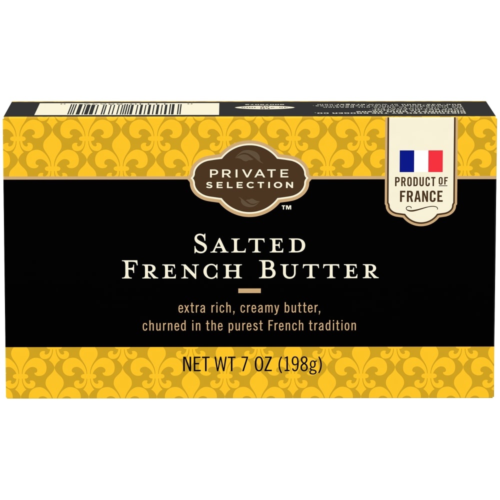 slide 1 of 1, Private Selection Salted French Butter, 7 oz