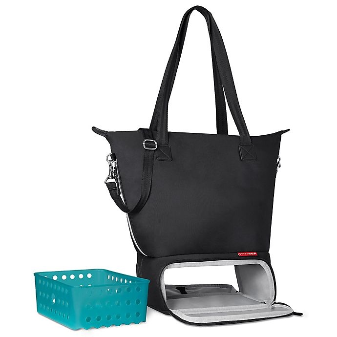 slide 4 of 11, Skip Hop SKIP*HOP Tray Chic Dry & Store Pump Bag - Black, 1 ct