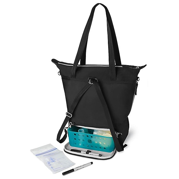 slide 5 of 11, Skip Hop SKIP*HOP Tray Chic Dry & Store Pump Bag - Black, 1 ct