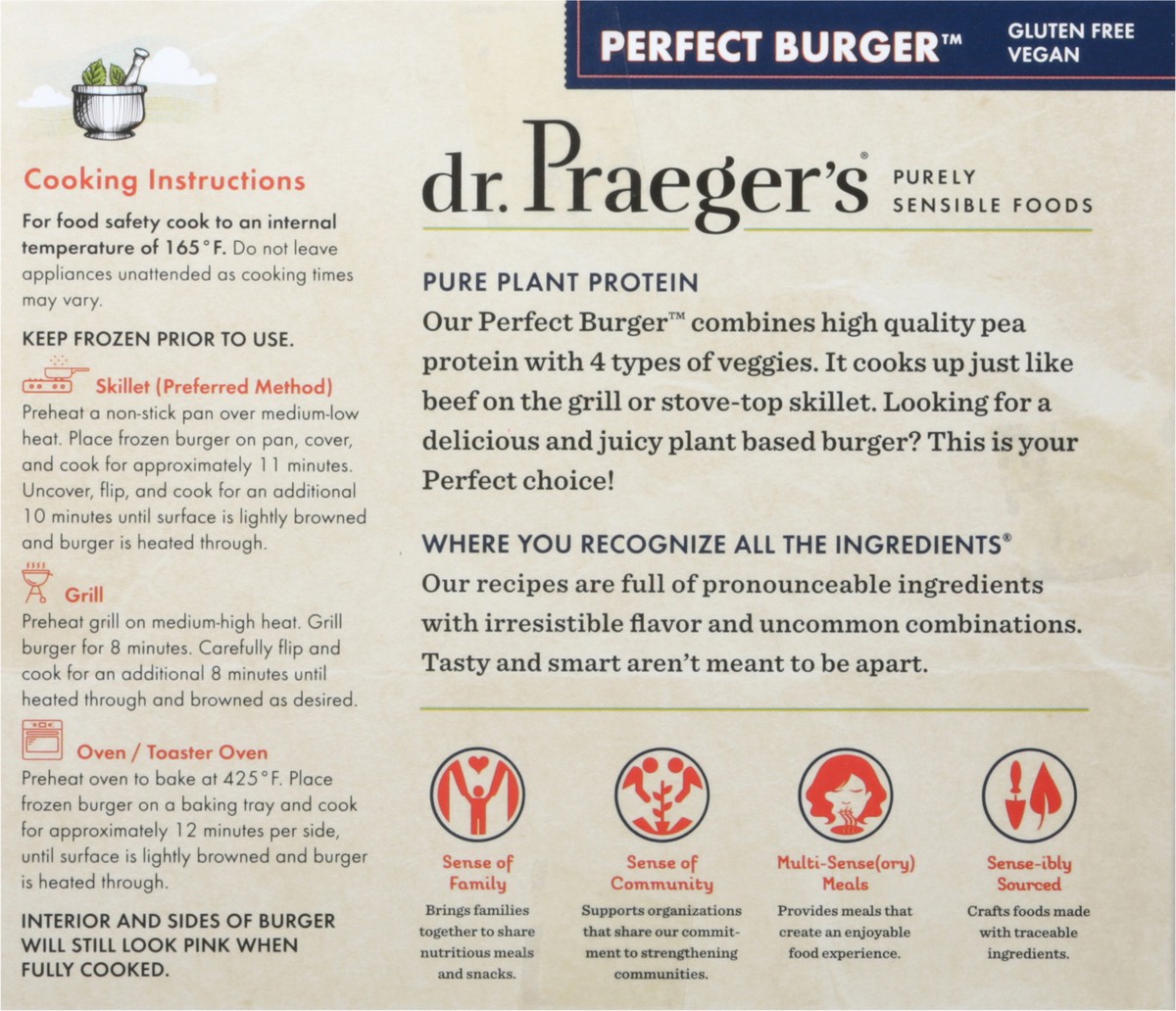 slide 11 of 14, Dr. Praeger's Perfect Burger, 2 ct