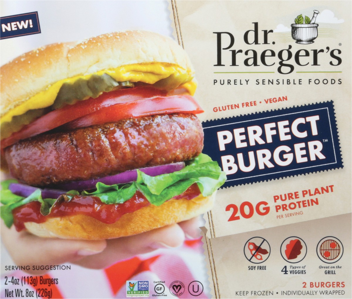 slide 9 of 14, Dr. Praeger's Perfect Burger, 2 ct