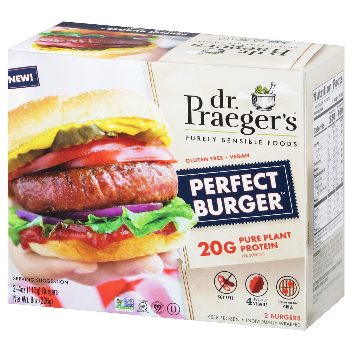 slide 7 of 14, Dr. Praeger's Perfect Burger, 2 ct