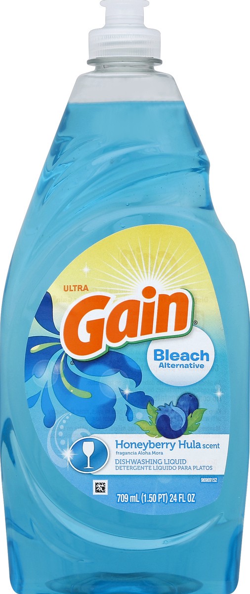 slide 1 of 3, Gain Dishwashing Liquid 24 oz, 24 oz