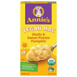 Annie's Organic Vegan Mac, Shells and Sweet Potato Pumpkin, 6 oz