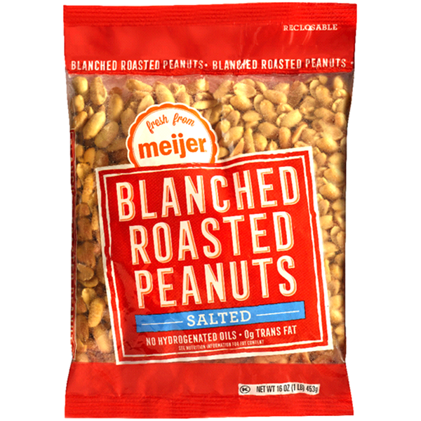 slide 1 of 1, Fresh From Meijer Peanuts Blanched, 16 oz