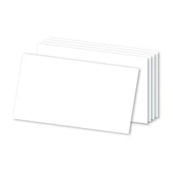Office Depot Brand Blank Index Cards White