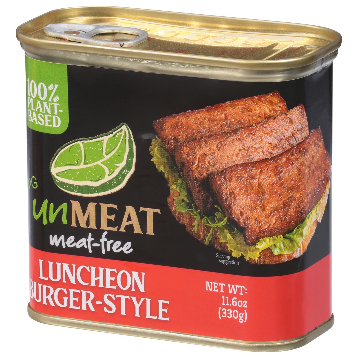 slide 4 of 9, Unmeat Burger-Style Meat-Free Luncheon 11.6 oz, 11.6 oz