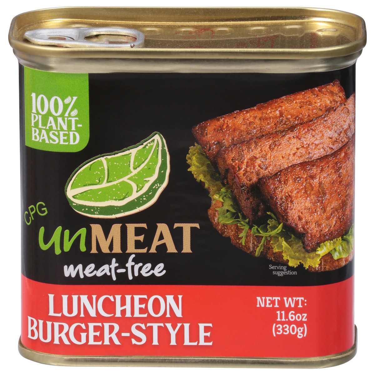 slide 1 of 9, Unmeat Burger-Style Meat-Free Luncheon 11.6 oz, 11.6 oz