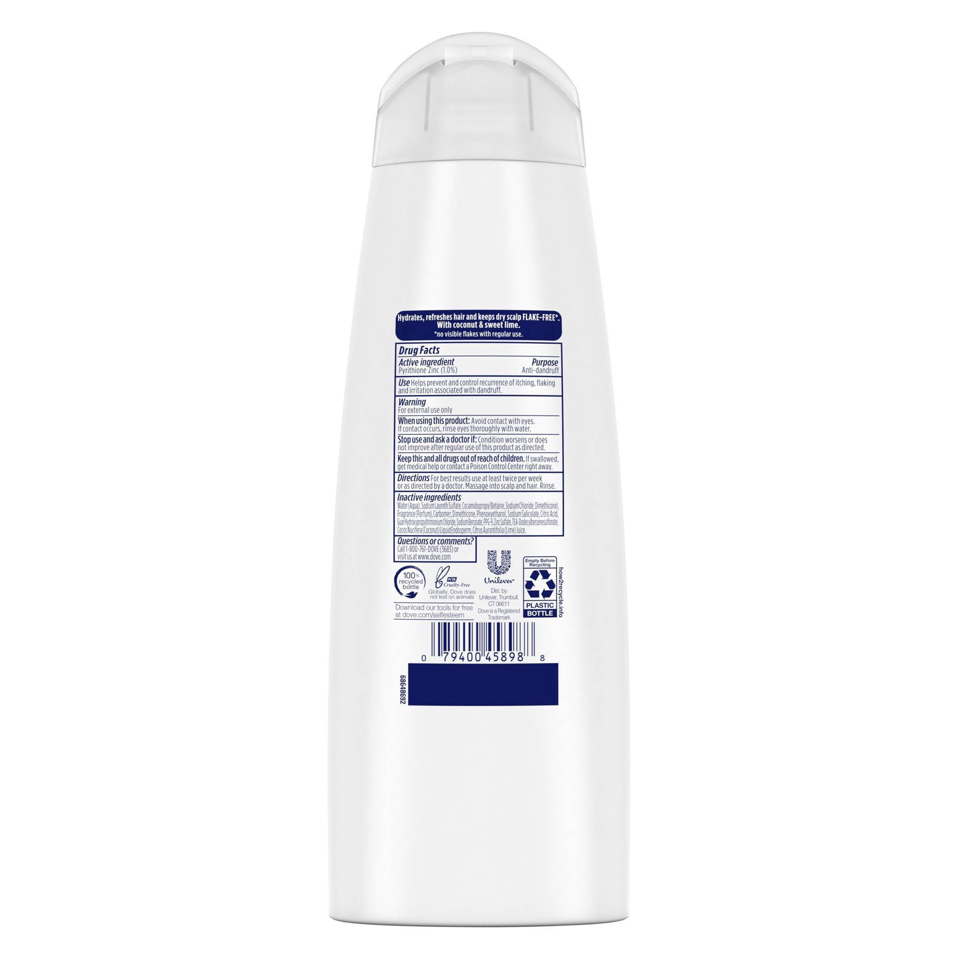 slide 10 of 15, Dove DermaCare Scalp Anti-Dandruff Shampoo Coconut & Hydration, 12 oz, 12 oz