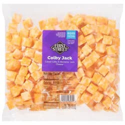 First Street Cubed Colby/Jack Cheese