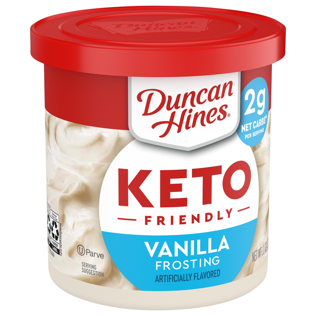 slide 4 of 5, Duncan Hines Keto Friendly Vanilla Frosting 11 oz, 11 oz
