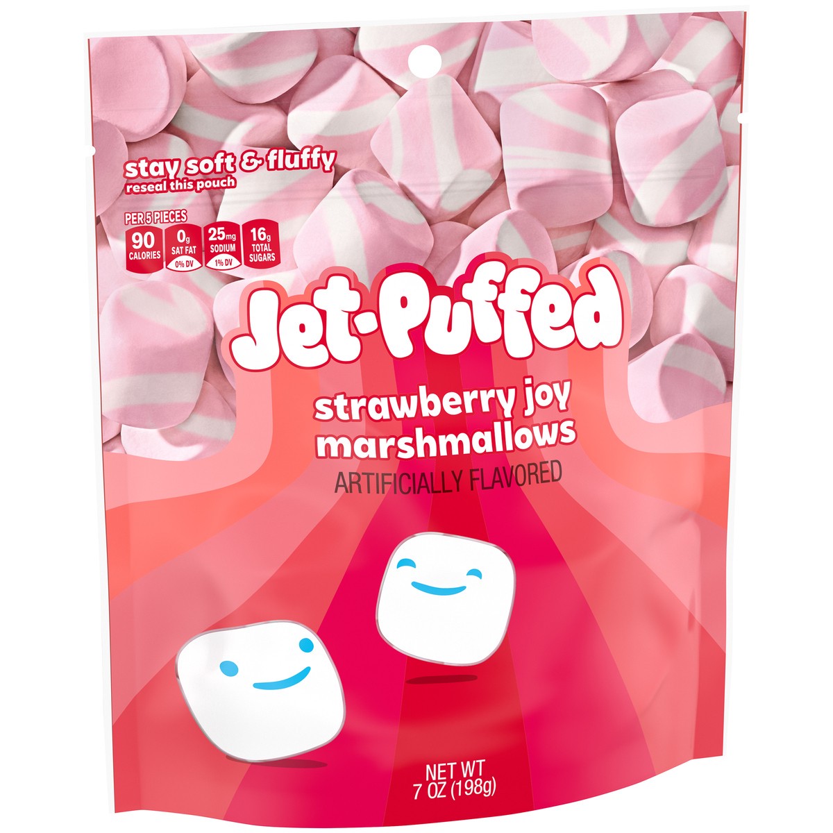 slide 4 of 9, Jet-Puffed Strawberry Strawberry Marshmallows, 7 oz