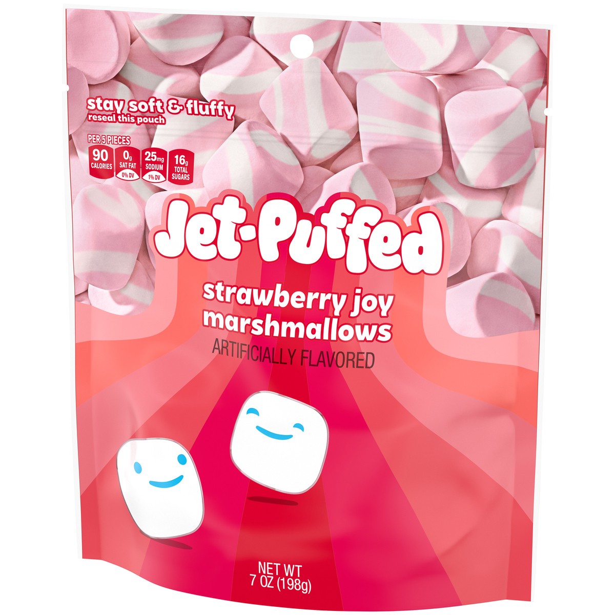 slide 2 of 9, Jet-Puffed Strawberry Strawberry Marshmallows, 7 oz