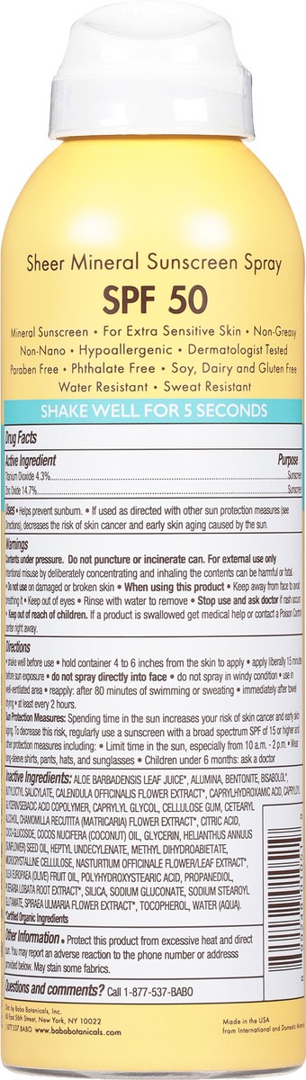 slide 7 of 9, Babo Botanicals Spf 50 Sheer Mineral Sunscreen, 1 ct