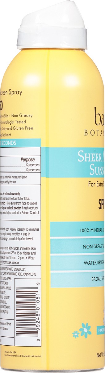 slide 6 of 9, Babo Botanicals Spf 50 Sheer Mineral Sunscreen, 1 ct