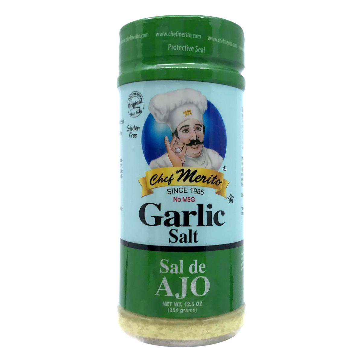 slide 1 of 1, Chef Merito Seas Garlic Salt, 12.5 oz