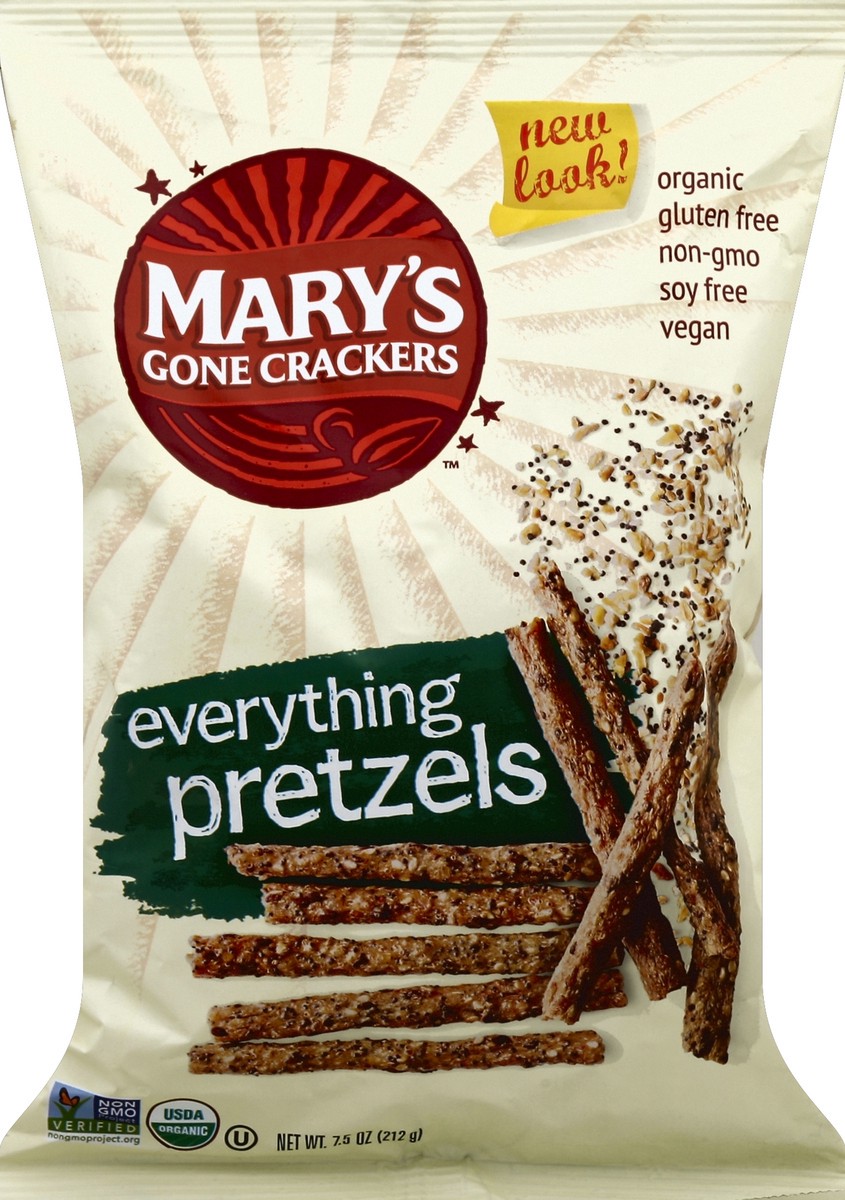 slide 1 of 6, Mary's Gone Crackers Pretzels 7.5 oz, 7.5 oz