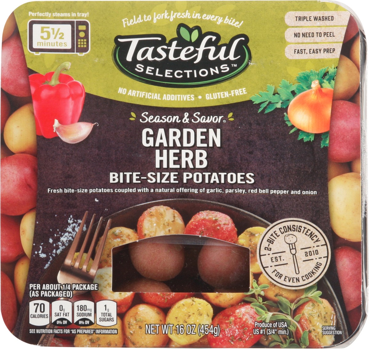 slide 6 of 9, Tasteful Selections Garden Herb Season & Savor Baby Potatoes, 16 oz