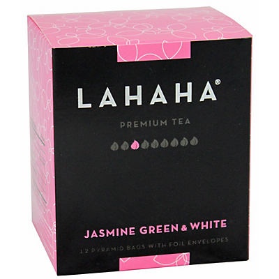 slide 1 of 1, LAHAHA Jasmine Green and White Tea, 12 ct