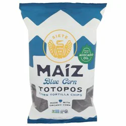 Siete Blue Corn Tortilla Chips