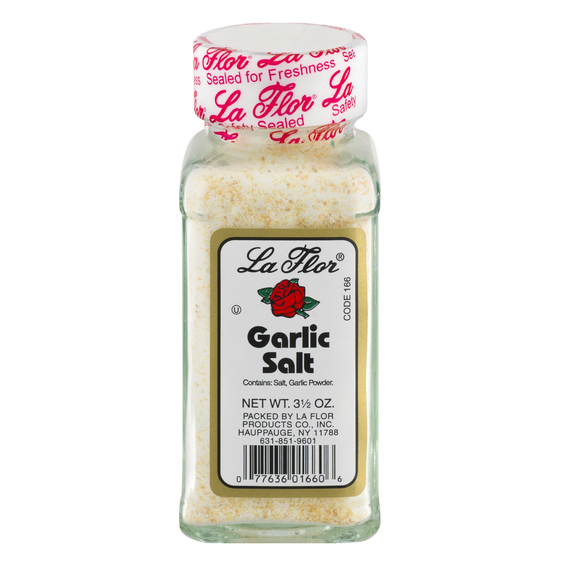 slide 1 of 1, La Flor Garlic Salt, 3.5 oz