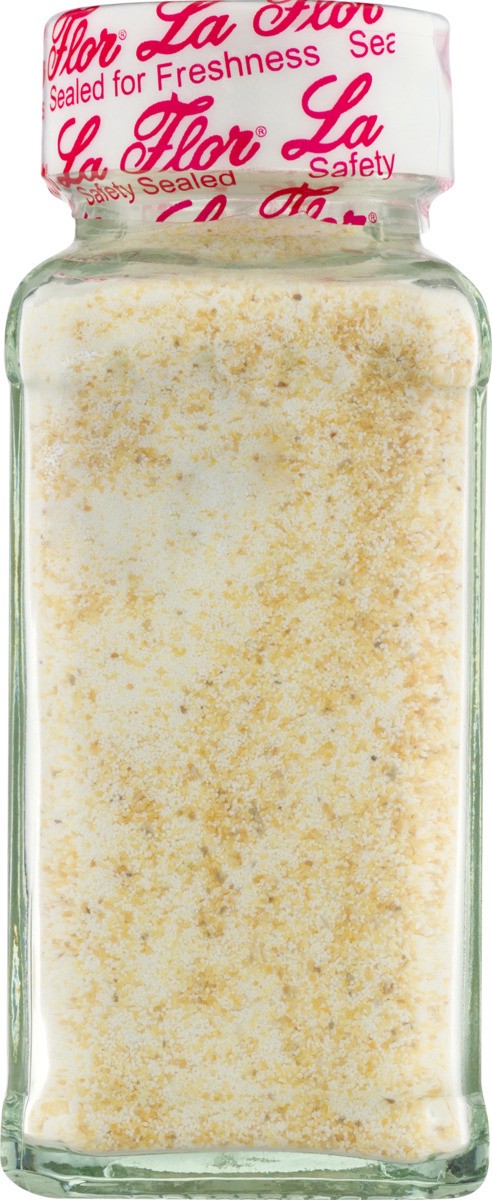 slide 9 of 9, La Flor Garlic Salt, 3.5 oz