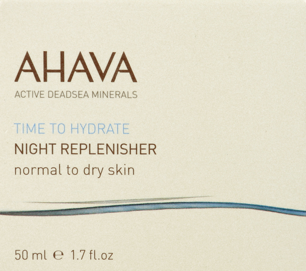 slide 1 of 1, Ahava Time To Hydrate Night Replenisher Normal To Dry Skin, 1.7 fl oz