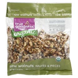 True Goodness Organic Raw Walnut Halves & Pieces