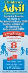 Children's Advil Pain Reliever and Fever Reducer, Liquid Children's Ibuprofen for Pain Relief, Fruit - 4 Fl Oz