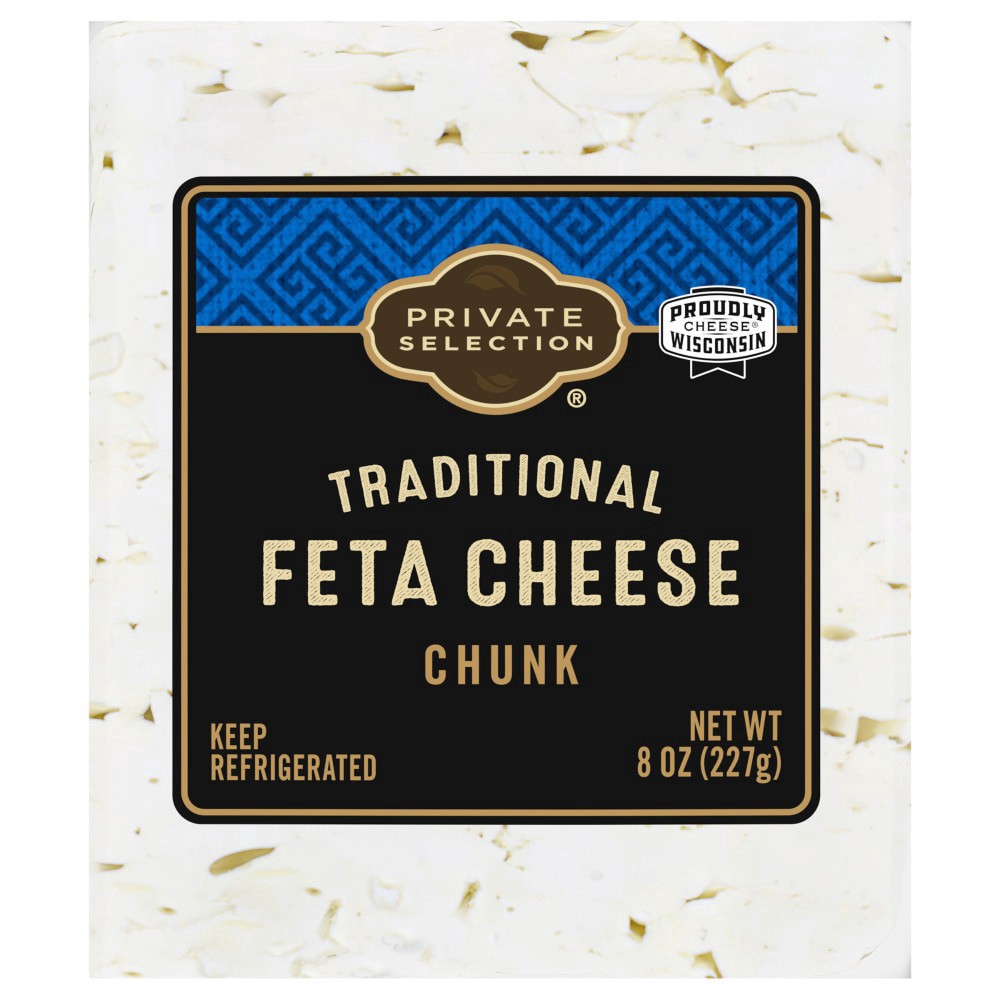 slide 1 of 1, Private Selection® Traditional Feta Cheese Chunk, 8 oz