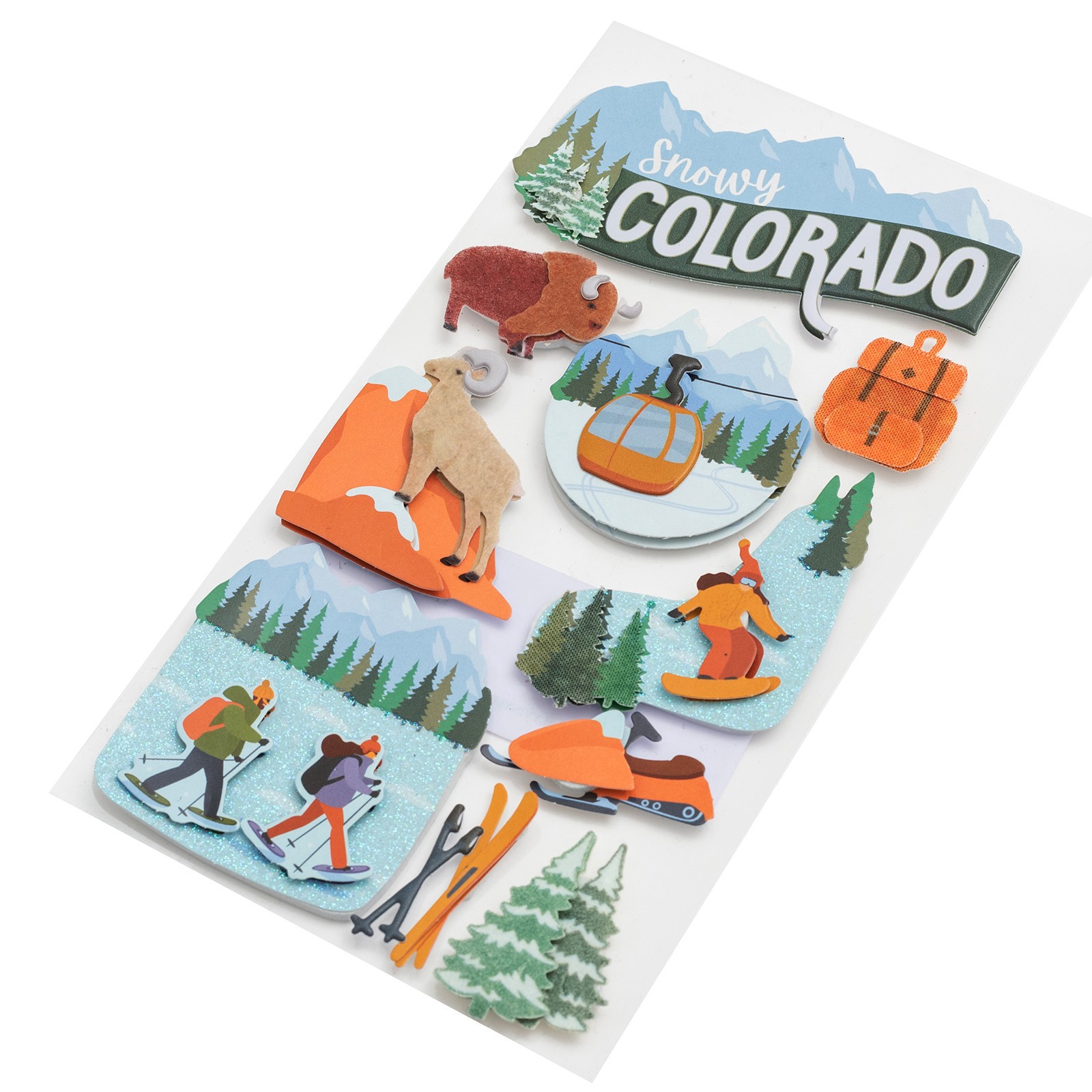 slide 2 of 4, Colorado Dimensional Stickers By Recollections, 3.88 in x 7.25 in