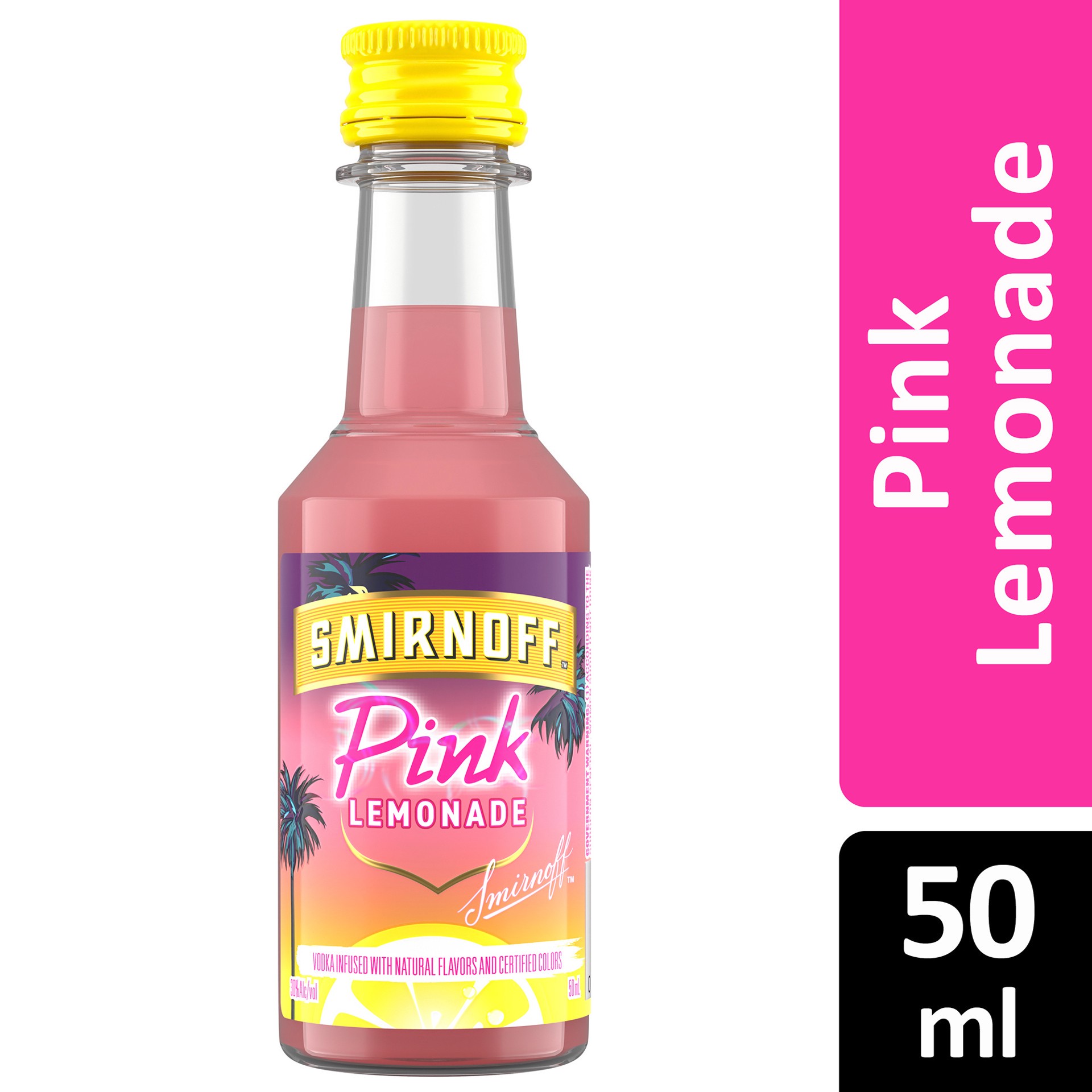 slide 3 of 3, Smirnoff Company Smirnoff Pink Lemonade, 50 ml