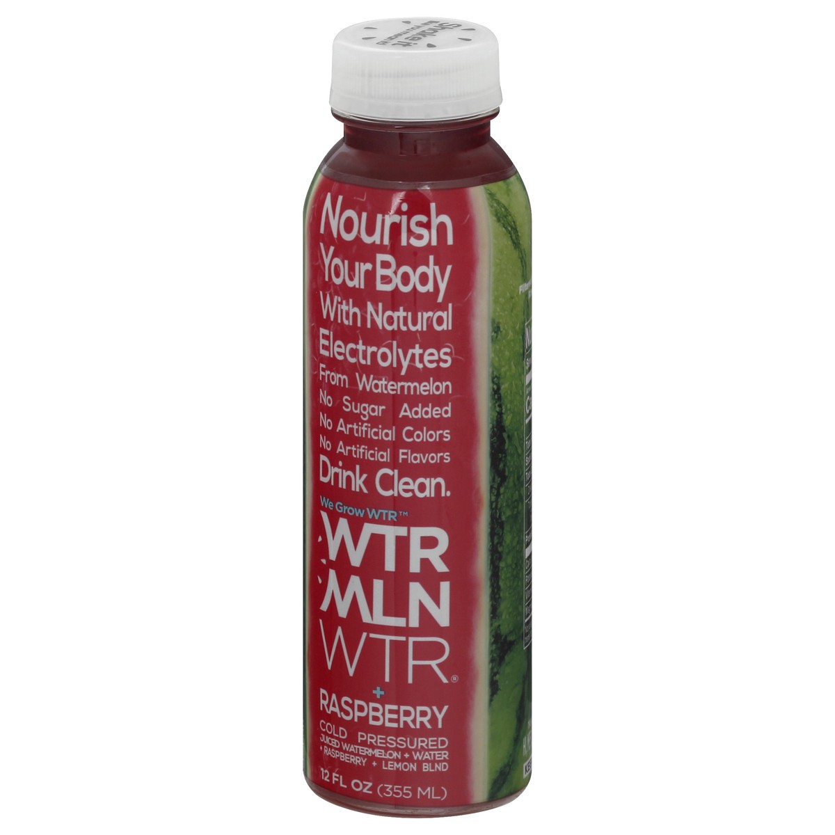 slide 3 of 9, WTRMLN WTR Cold Pressured Watermelon/Raspberry/Lemon Juice Blend 12 oz, 12 oz