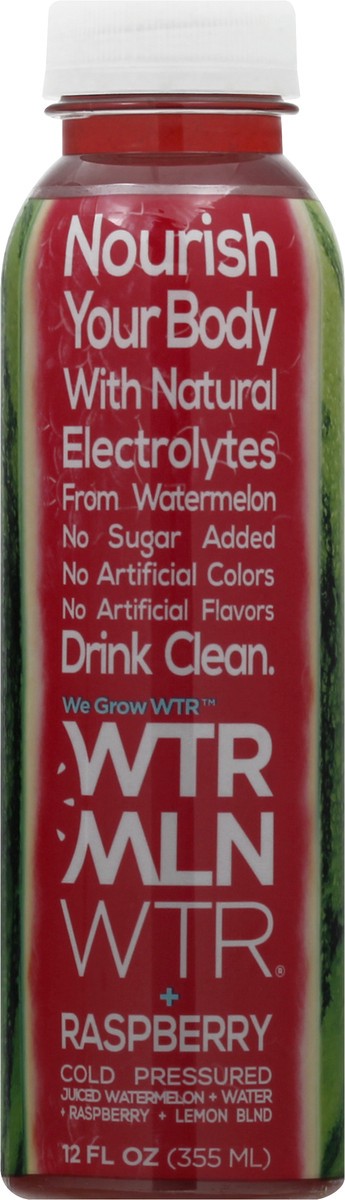 slide 6 of 9, WTRMLN WTR Cold Pressured Watermelon/Raspberry/Lemon Juice Blend 12 oz, 12 oz