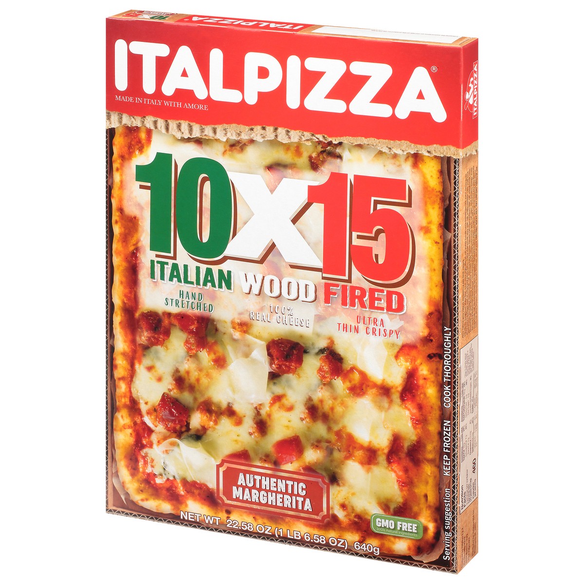 slide 2 of 14, Italpizza Authentic Margherita Pizza 22.58 oz, 22.58 oz