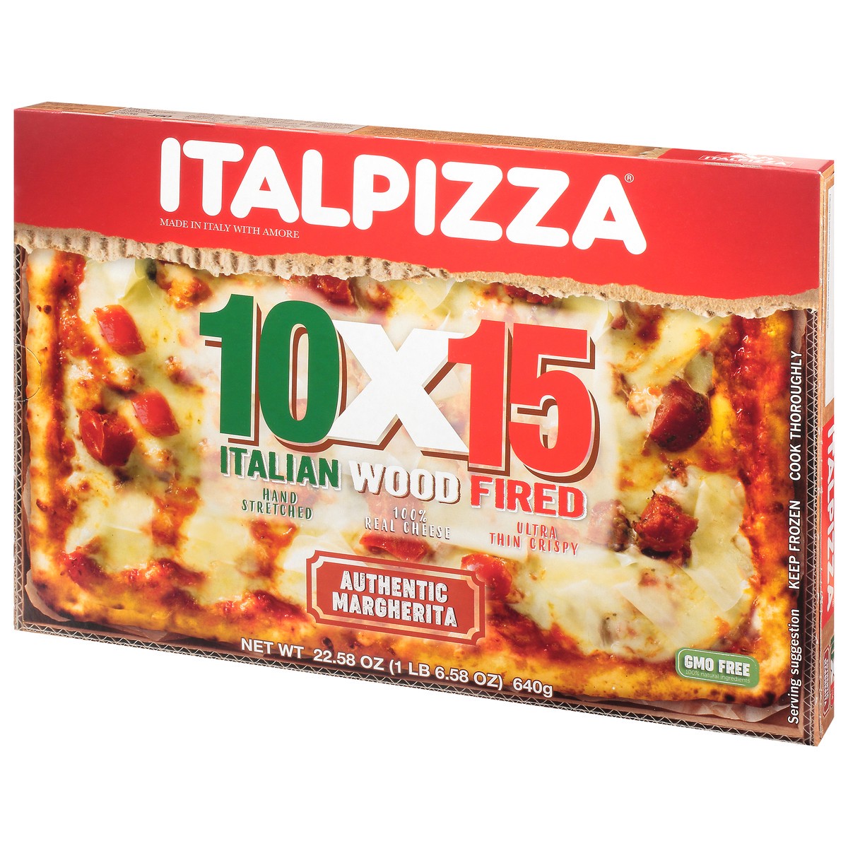 slide 7 of 14, Italpizza Authentic Margherita Pizza 22.58 oz, 22.58 oz