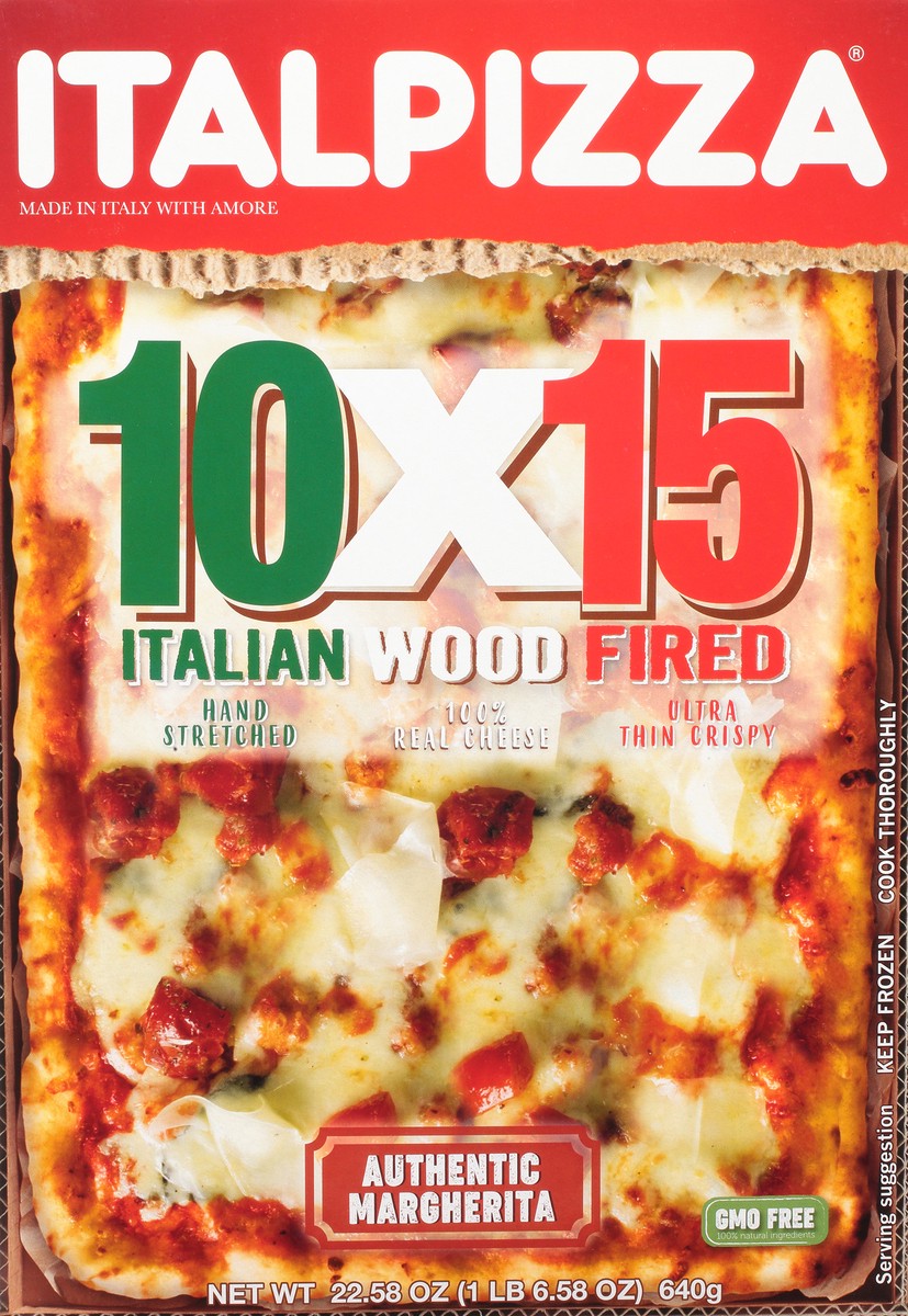 slide 1 of 14, Italpizza Authentic Margherita Pizza 22.58 oz, 22.58 oz