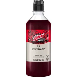 SodaStream Mountain Dew Code Red Soda Drink Mix, 14.9 fl oz