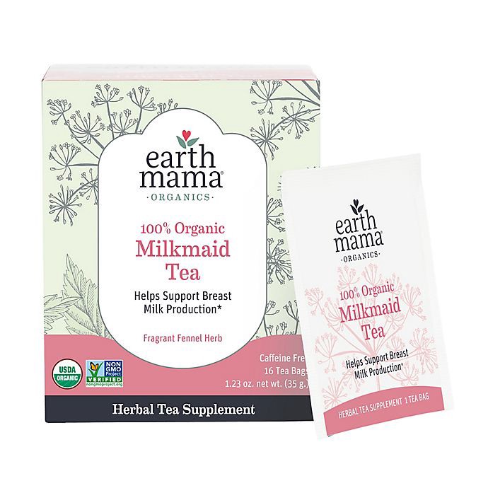 slide 2 of 6, Earth Mama Angel Baby Organic Milkmaid Tea, 16 ct