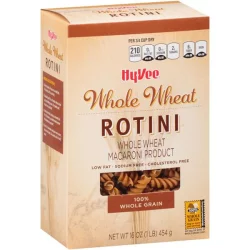 Hy-vee Whole Wheat Macaroni Product, Rotini - 16 oz