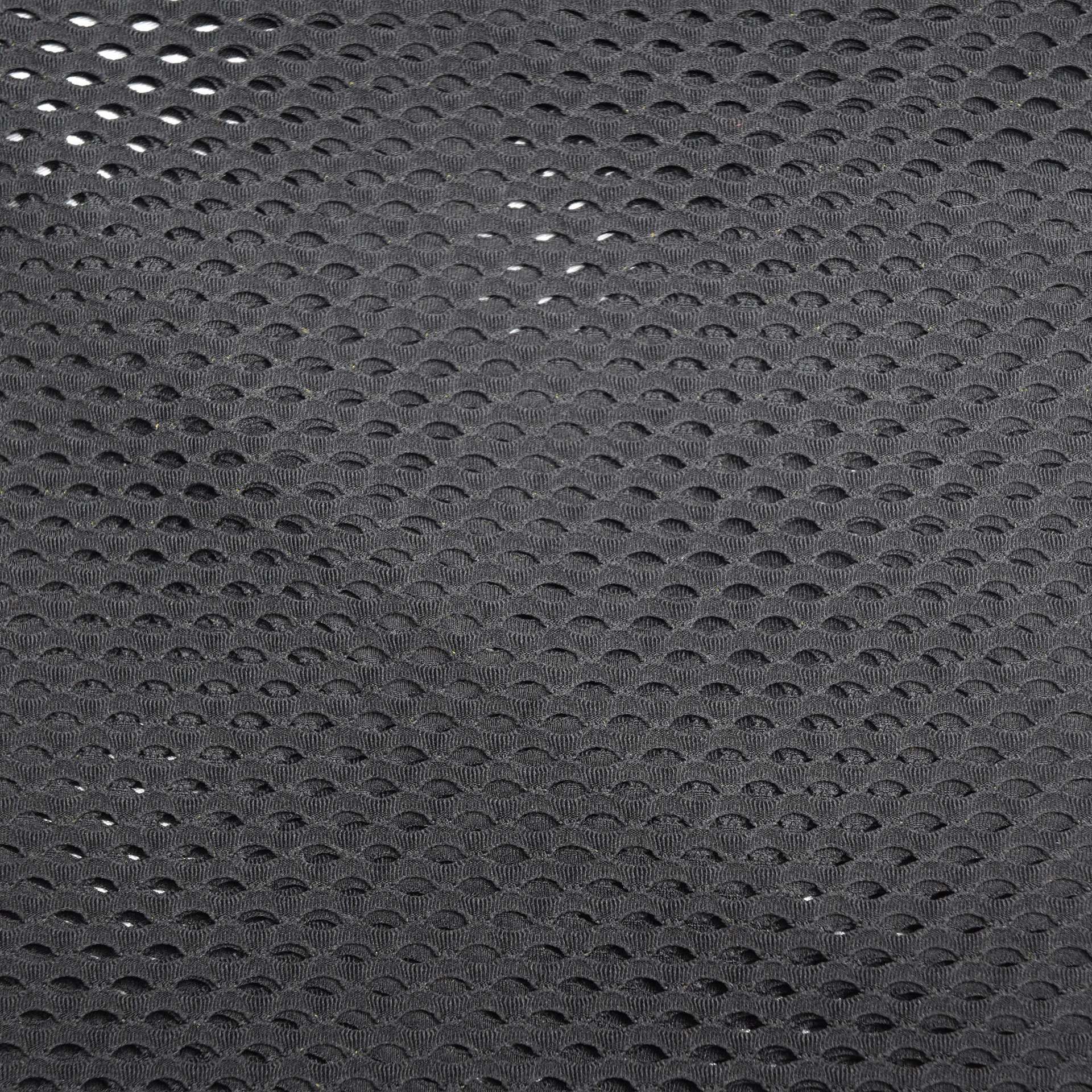 slide 4 of 4, Feldman Black Medium Knit Cargo Mesh, 58 in