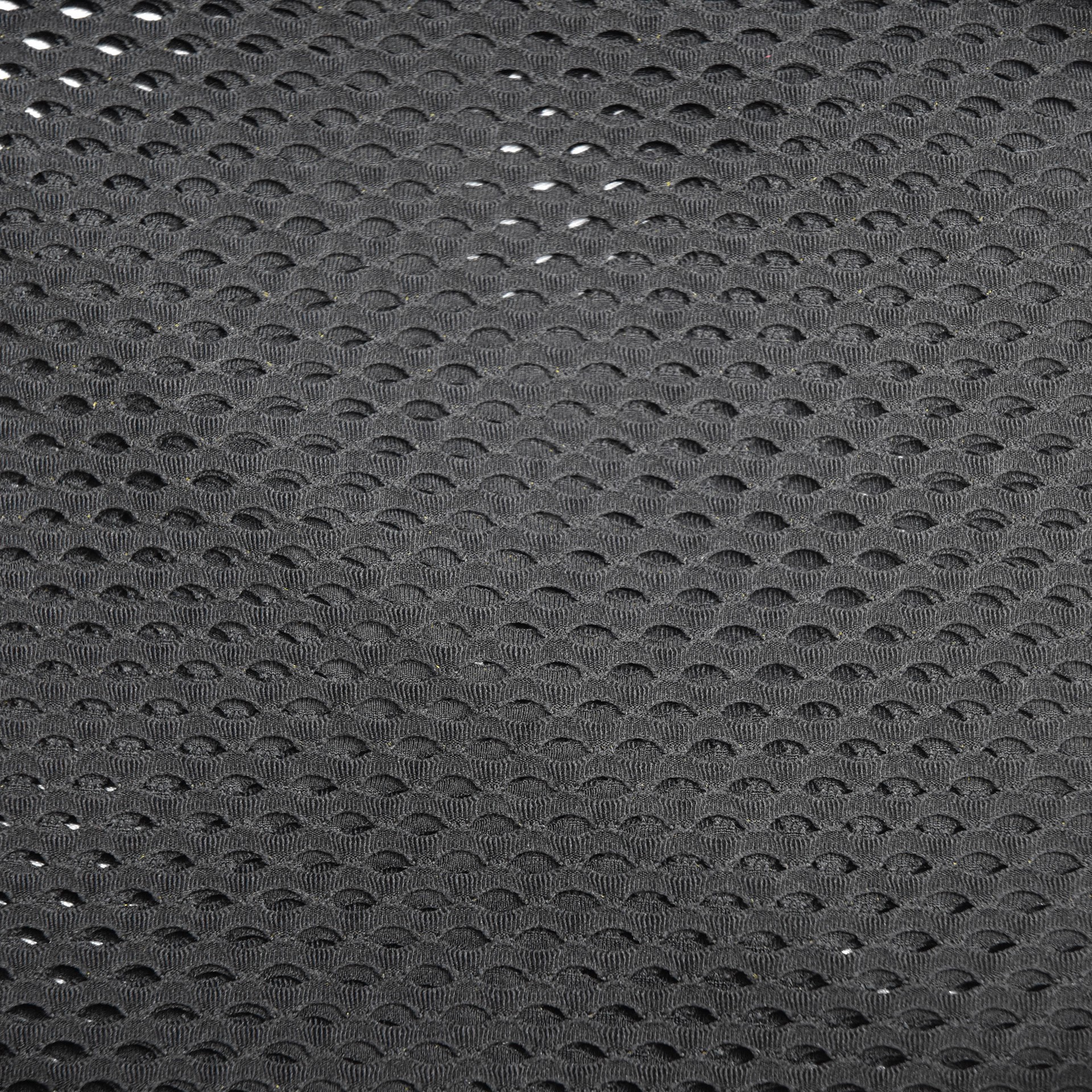 slide 3 of 4, Feldman Black Medium Knit Cargo Mesh, 58 in