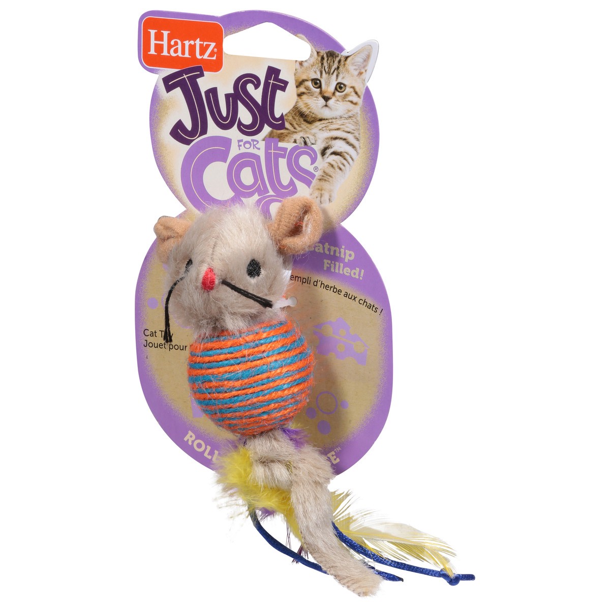 slide 6 of 11, Hartz Roll About Mouse Cat Toy 1 ea, 1 ct