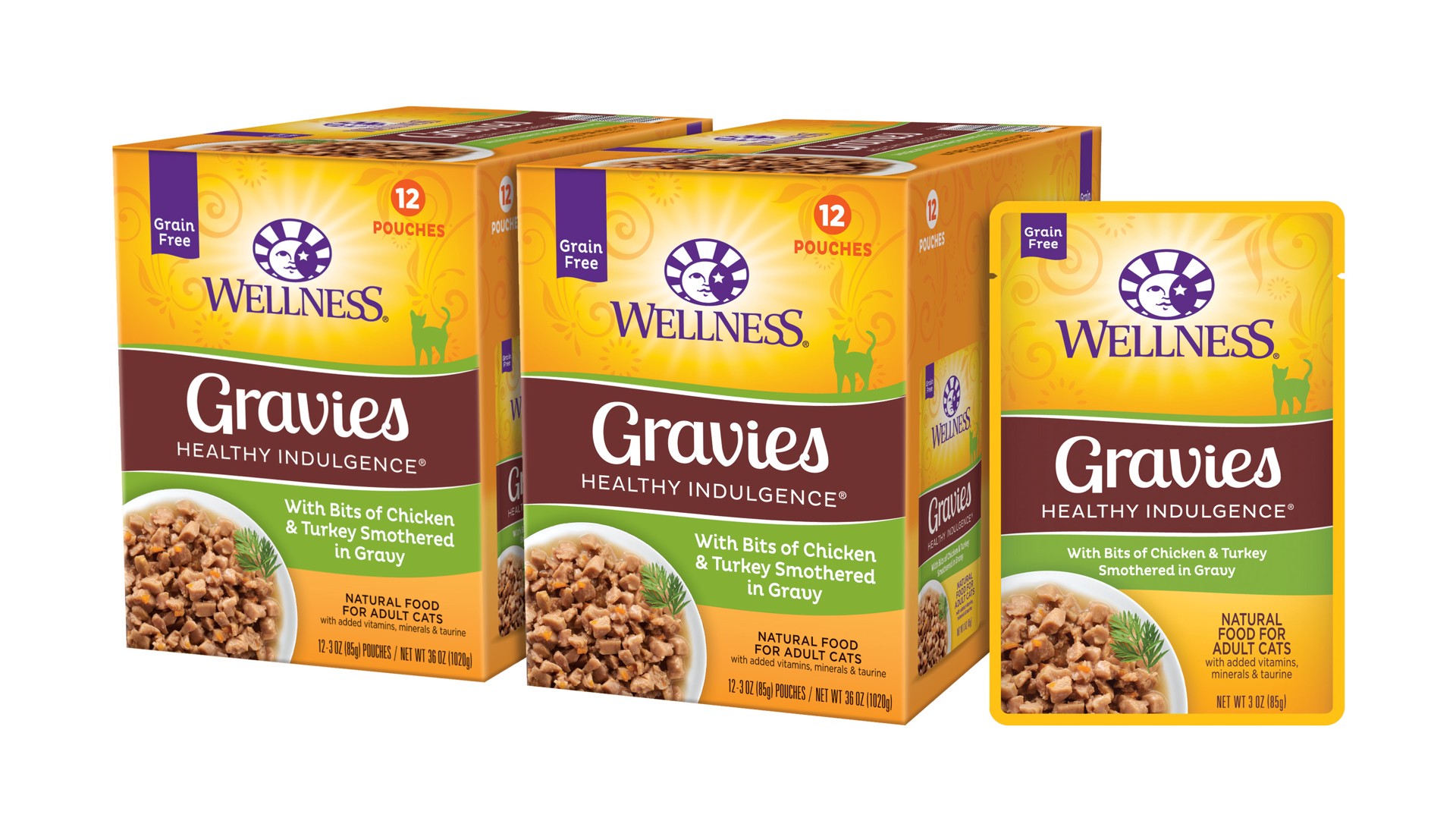 slide 1 of 8, Wellness Gravies Healthy Indulgence, 3 oz